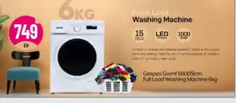 Bigmart GEEPAS Washer / Dryer offer