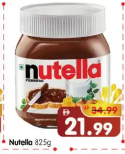 Al Madina Hypermarket NUTELLA Chocolate Spread offer