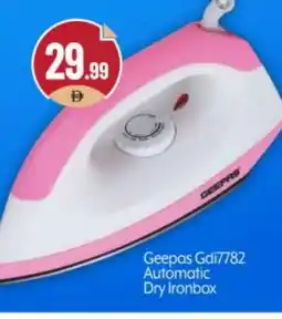 Bigmart GEEPAS Ironbox offer