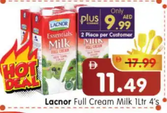 Al Madina Hypermarket LACNOR Full Cream Milk offer