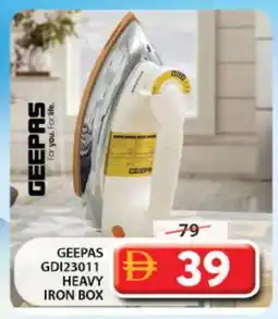 Grand Hyper Market GEEPAS Ironbox offer