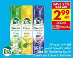 Viva Ora Air Freshener Spray Lavender / Lemon / Jasmine offer