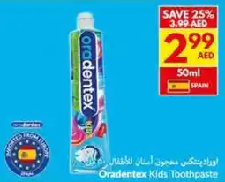 Viva Oradentex Kids Toothpaste offer