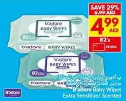 Viva B'adore Baby Wipes Extra Sensitive / Scented 82's offer