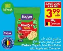 Viva B'adore Organic Mini Rice Cakes with Apple and Cinnamon offer