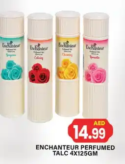 Gulf Hypermarket Enchanteur Talcum Powder offer