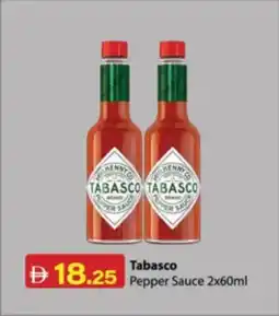 RAK Coop Tabasco Pepper 18.25 Pepper Sauce 2x60ml offer