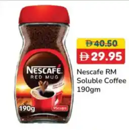 RAK Coop Nescafe RM Soluble Coffee offer