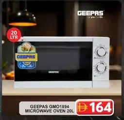 Grand Hyper Market GEEPAS Microwave Oven offer