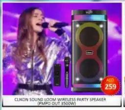 Mango Hypermarket LLC CLIKON Speaker offer