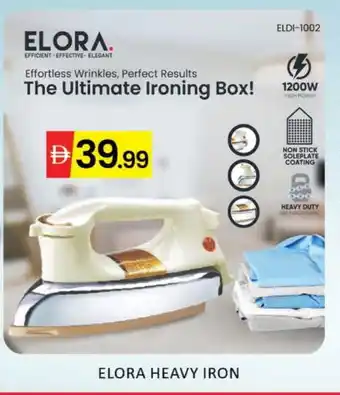 Mango Hypermarket LLC ELORA Ironbox offer