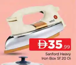Al Madina SANFORD Ironbox offer