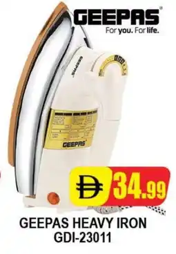 Al Madina GEEPAS Ironbox offer