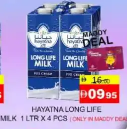 Mango Hypermarket LLC HAYATNA Full Cream Milk offer