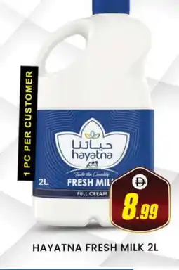 Al Madina HAYATNA Fresh Milk offer