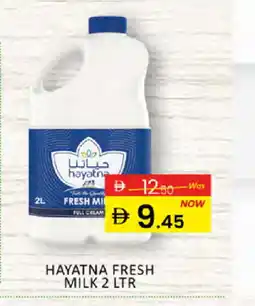 Al Madina HAYATNA Fresh Milk offer