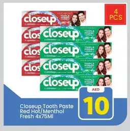 Mark & Save CLOSE UP Toothpaste offer