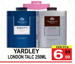 Friday Center YARDLEY Talcum Powder offer