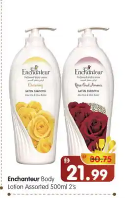 Al Madina Hypermarket Enchanteur Body Lotion & Cream offer