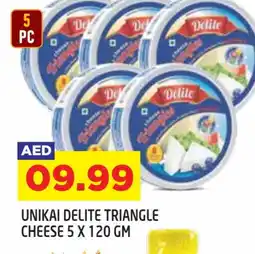 Baniyas Spike Hypermarket UNIKAI Triangle Cheese offer