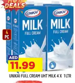 Baniyas Spike Hypermarket UNIKAI Full Cream Milk offer