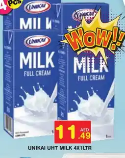 Baniyas Spike Hypermarket UNIKAI Full Cream Milk offer