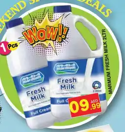 Baniyas Spike Hypermarket MARMUM Full Cream Milk offer