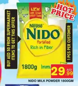 Baniyas Spike Hypermarket NIDO Milk Powder offer