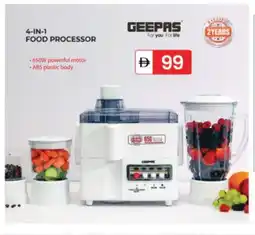 Talal Market GEEPAS Food Processor offer