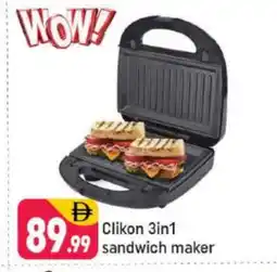 Shaklan CLIKON Sandwich Maker offer