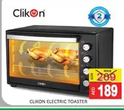 Mango Hypermarket LLC CLIKON Toaster offer