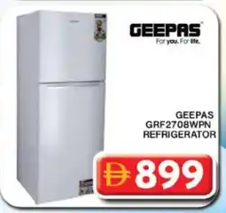 Grand Hyper Market GEEPAS Refrigerator offer