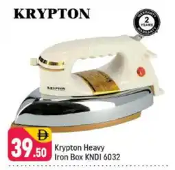Shaklan KRYPTON Ironbox offer