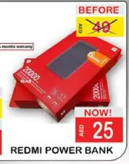 Mango Hypermarket LLC REDMI Powerbank offer