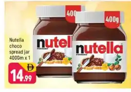 Shaklan NUTELLA Chocolate Spread offer