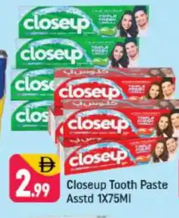 Shaklan CLOSE UP Toothpaste offer