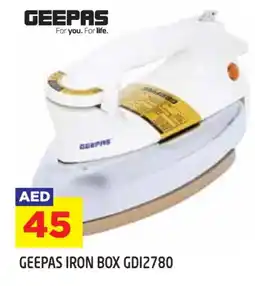 Baniyas Spike Hypermarket GEEPAS Ironbox offer