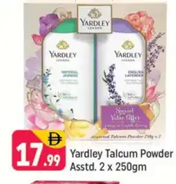Shaklan YARDLEY Talcum Powder offer