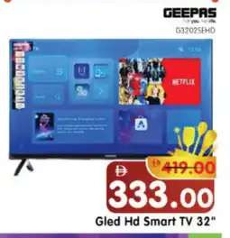 Al Madina Hypermarket GEEPAS Smart TV offer
