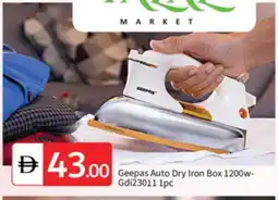 Talal Market GEEPAS Ironbox offer