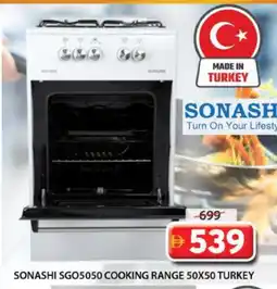 Grand Hyper Market SONASHI Gas Cooker/Cooking Range offer