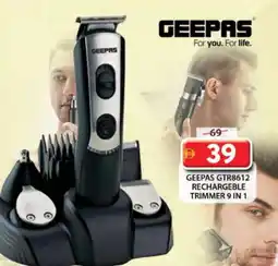 Grand Hyper Market GEEPAS Remover / Trimmer / Shaver offer