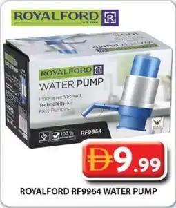 Grand Hyper Market Royalford RF9964 water pump offer