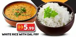 Grand Mall Sharjah White rice with dal fry offer