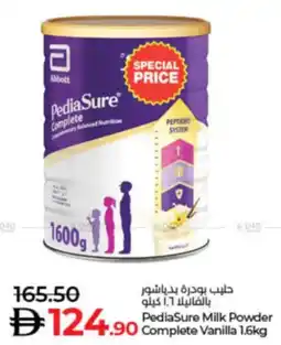 Lulu Hypermarket PediaSure Milk Powder Complete Vanilla offer
