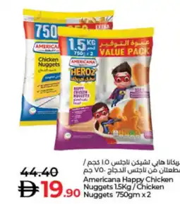 Lulu Hypermarket Americana Happy Chicken Nuggets offer