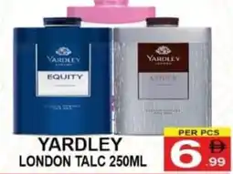 Gift Point Yardley london talc offer