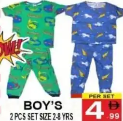 Gift Point Boy's 2 pcs set size 2-8 yrs offer
