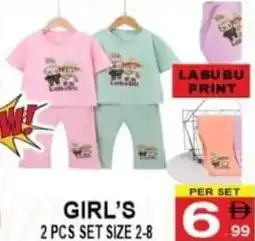Gift Point Girl's 2 pcs set size 2-8 offer