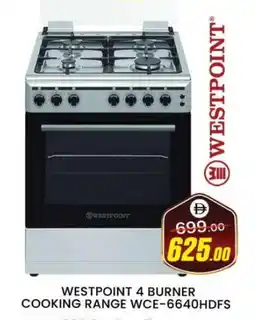 Al Madina WESTPOINT Gas Cooker/Cooking Range offer